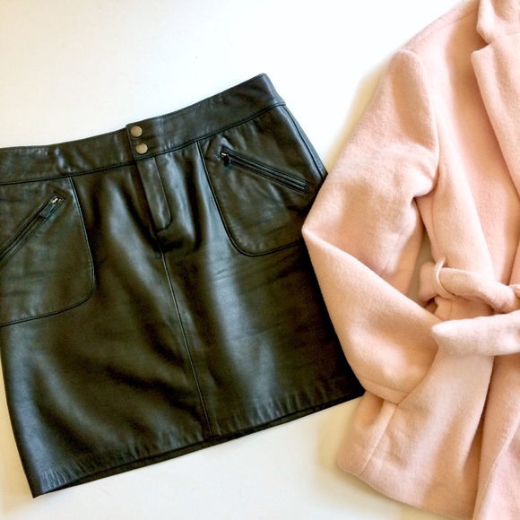 Lauren Ralph Lauren Dresses & Skirts - HP🎉Lauren Ralph Lauren leather mini